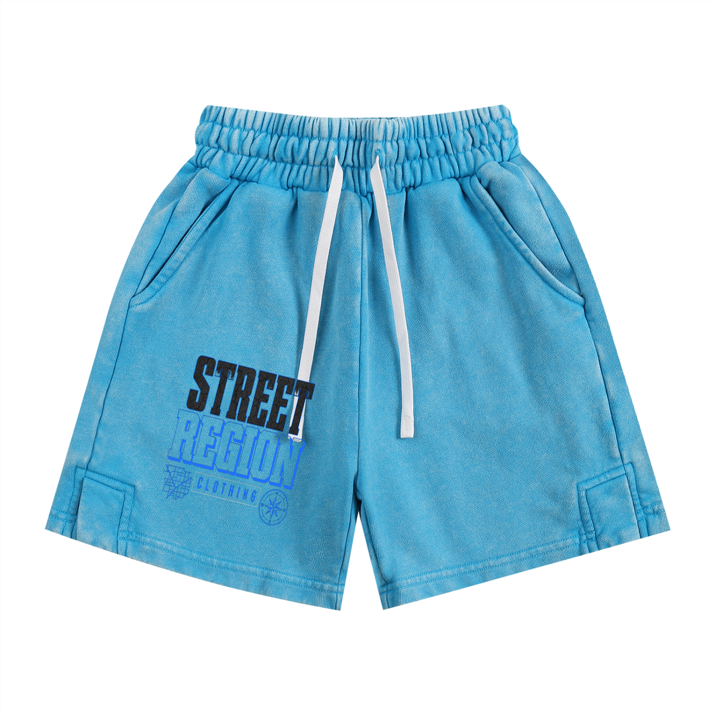 Street Region Clothing Snow Washed Kids' Shorts