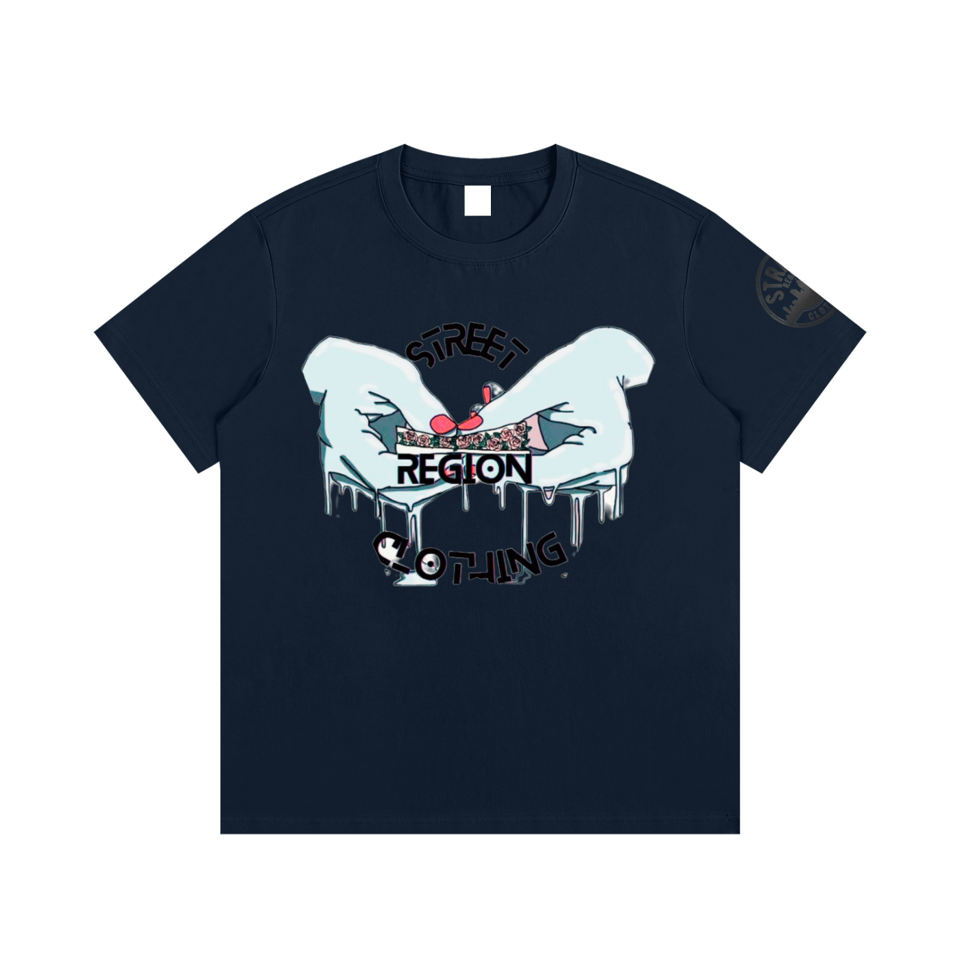 Street Region Clothing Rose Roll  T-Shirts