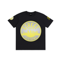 Build Don't Talk Yellow Wave Cotton Unisex T-Shirt