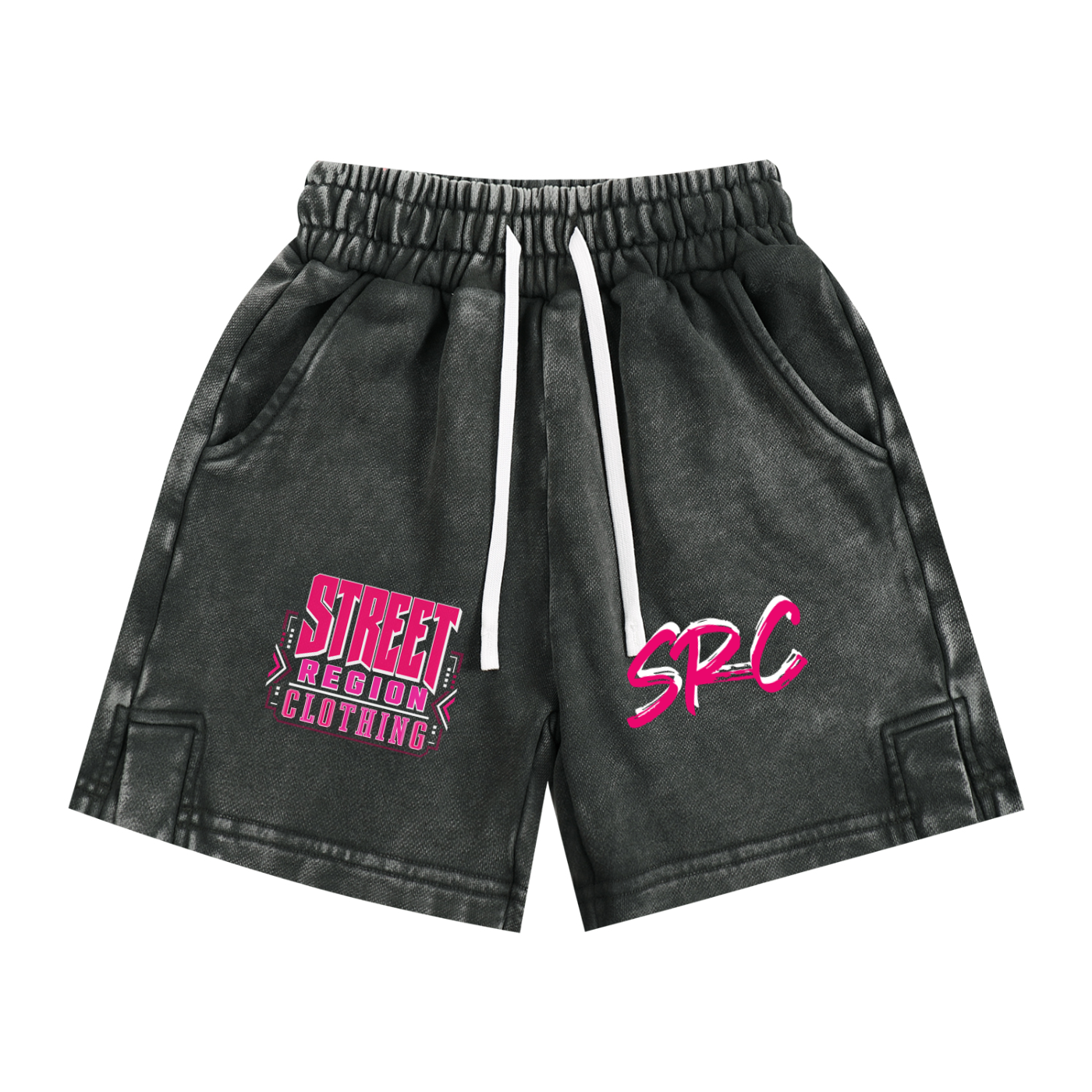 Street Region Clothing Snow Washed Kids Shorts