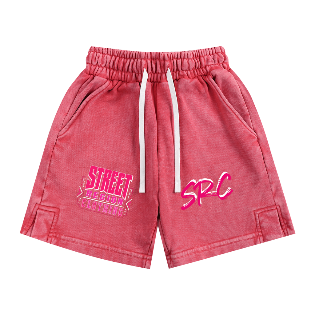Street Region Clothing Snow Washed Kids Shorts