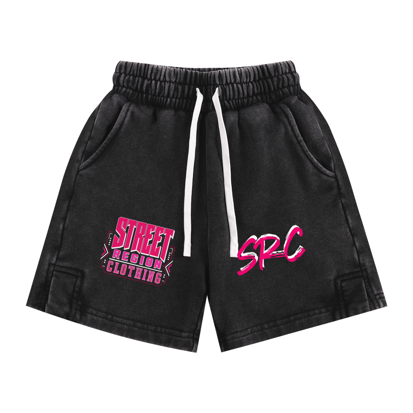 Street Region Clothing Snow Washed Kids Shorts