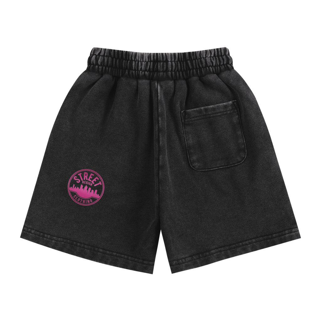 Street Region Clothing Snow Washed Kids Shorts