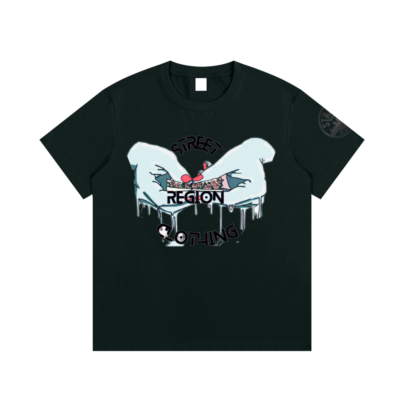 Street Region Clothing Rose Roll  T-Shirts