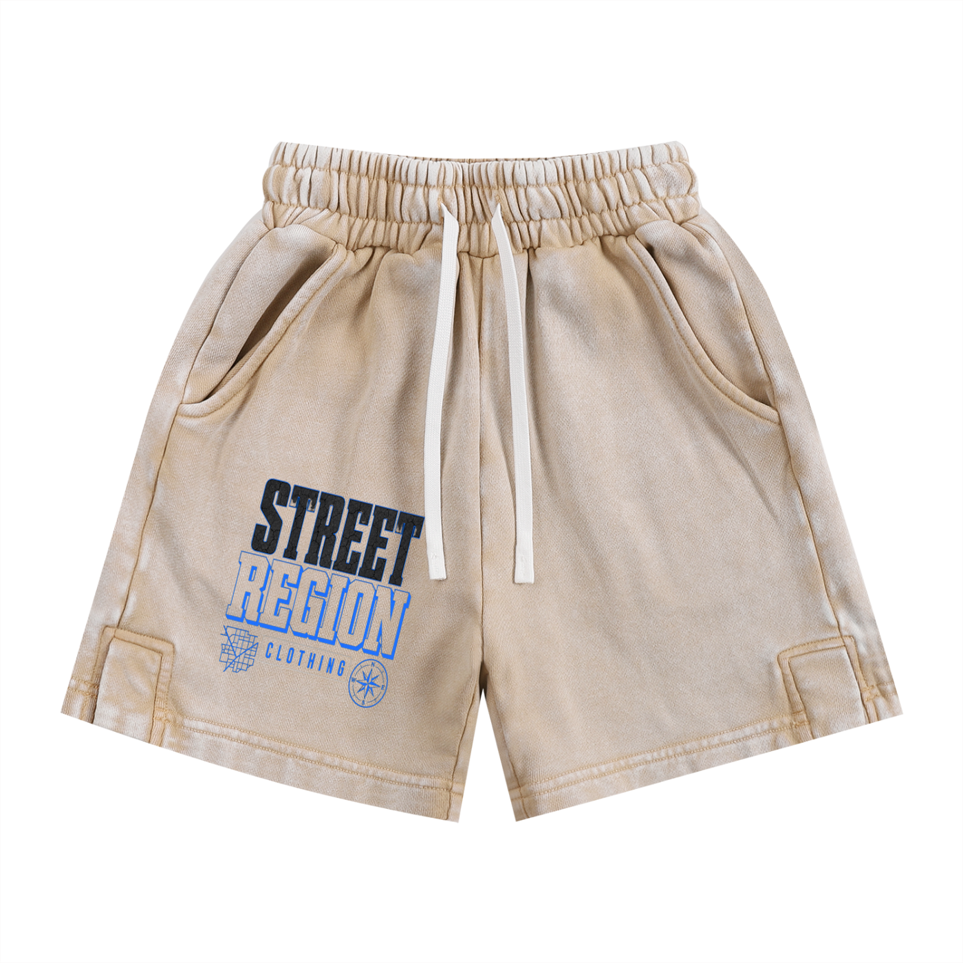Street Region Clothing Snow Washed Kids' Shorts